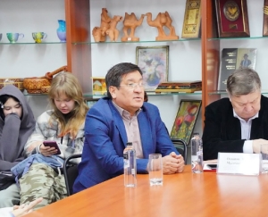 On February 12, an important meeting was held at the college with the participation of representatives of the assembly of people of Kazakhstan and public activists.