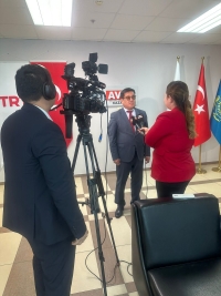 Visit of the Mediators’ Delegation to the TRT Television Channel